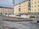 Il cantiere di piazza Roma