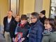 Gunter Demnig con i parenti di Giuseppe Chiappero