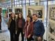 L’inaugurazione della mostra con, da sinistra, Monica Canalis, Rosalba Castelli, Silvia Lorenzino e Luca Salvai