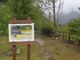 L’ingresso dell’area verde dove verranno piantati gli alberi per i neonati