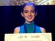 Ilaria Borda Bossana con l’attestato del primo premio