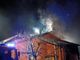 L'incendio in corso a San Secondo