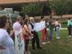 Una scena del flash mob di oggi