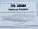 Il primo manifesto con una poesia di Eva Amore