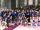 La squadra festeggia la vittoria (foto di Christian Bosio)