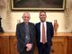 Udienza privata tra il Presidente della Fondazione San Michele Arcangelo, Luca Baravalle e il Cardinale Matteo Maria Zuppi, Presidente CEI
