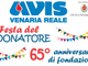 Venaria, tutto pronto per la Festa Del Donatore e per il 65° Anniversario di Fondazione dell’Avis Venaria Reale