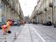 Gli ultimi ritocchi in via Po, dopo un anno di lavori - Foto Daniele Caponnetto