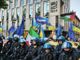 Momenti di tensione durante il corteo