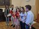 La premiazione in Comune