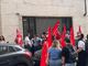 Protesta davanti alla sede Adecco di Torino