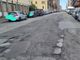 Buche e strada dissestata in via Forlì Buche e strada dissestata in via Forlì