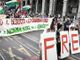 Corteo per Gaza a Torino