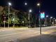 Il nuovo attraversamento luminoso di via Nizza
