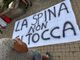 La protesta dei cittadini sulla Spina