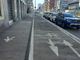 La pista ciclabile di via Giordano Bruno e via Bossoli