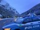 Volante della Polizia a Bardonecchia