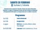 La locandina che annuncia l'inaugurazione di sabato 28