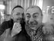Bruno Martelli con l'amico Antonio Cuzzilla