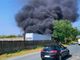 Incendio in una fabbrica a Orbassano Incendio in una fabbrica a Orbassano