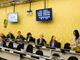 Il presidente del Consiglio regionale Davide Nicco in aula