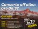 Aggiornamento di JazzVisions per il Concerto all’alba a Ostana di sabato 13 agosto