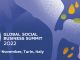 Global Social Business Summit: a Torino attesi 450 partecipanti provenienti da 45 Paesi del mondo