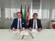Il presidente Alberto Cirio e l'assessore Enrico Bussalino
