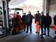 la consegna del carrello elevatore ai volontari Anpas
