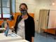 Chiara Appendino al seggio elettorale