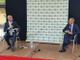 Giancarlo Banchieri (a destra) durante l’intervista con Gabriele Russo