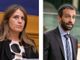 Chiara Gribaudo e Daniele Valle, possibili candidati del Pd alle prossime Regionali
