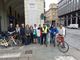 partenza viaggio ciclista della memoria
