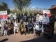 Cosplayer Run - foto di archivio