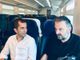 Sopralluogo a sorpresa del neo assessore regionale Marco Gabusi sul treno dei pendolari che rientrano a Torino