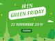 Iren Green Friday, 100 ore dedicate a sostenibilità e smart mobility