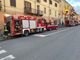 I Vigili del fuoco spengono incendio in una pizzeria a Susa