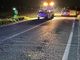 Auto esce fuori strada tra Scalenghe e Airasca