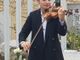 Il violinista Gioele Pierro durante l'esibizione dello scorso anno