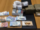soldi e droga sequestrati dalla polizia