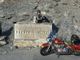 Monica Dorigatti, alias Cromilla, in vetta al Colle dell'Agnello