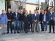 Edda Basso (al centro) con il suo gruppo Noi per Piscina