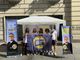 Elezioni, gazebo a Torino per il candidato che non c'è: al centro del &quot;programma&quot; le urgenze giovanili