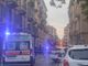 Crollato un solaio in via Bertola: strada chiusa, ambulanza sul posto