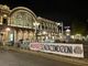 Gli striscioni a Torino, Chivasso e Settimo