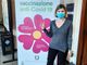 donna vaccinata anti covid