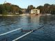Progetto &quot;Il Po d'amare&quot;, a causa della piena del fiume sganciato in sicurezza il modulo galleggiante