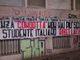 Striscioni del Blocco Studentesco in tutta Italia plaudono all’abolizione del voto in condotta