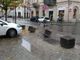 Borgo Rossini, danneggiati i dissuasori della “piazzetta”