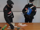 carabinieri con droga e soldi sequestrati
